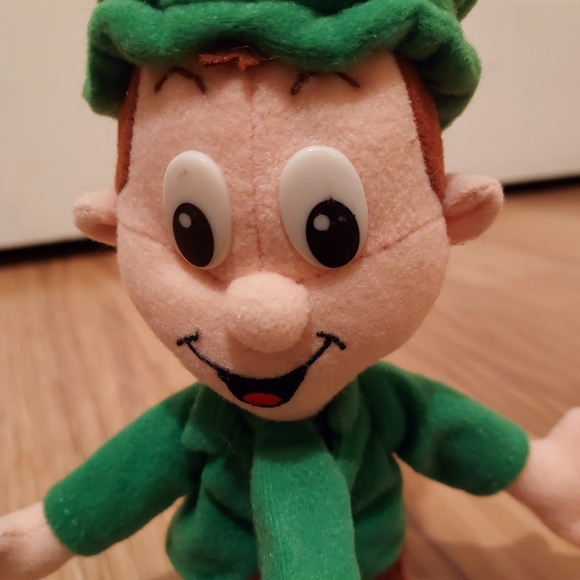 Vintage General Mills Cereal Leprechaun Breakfast Pals Lucky Charms Plush Irish - Picture 2 of 9